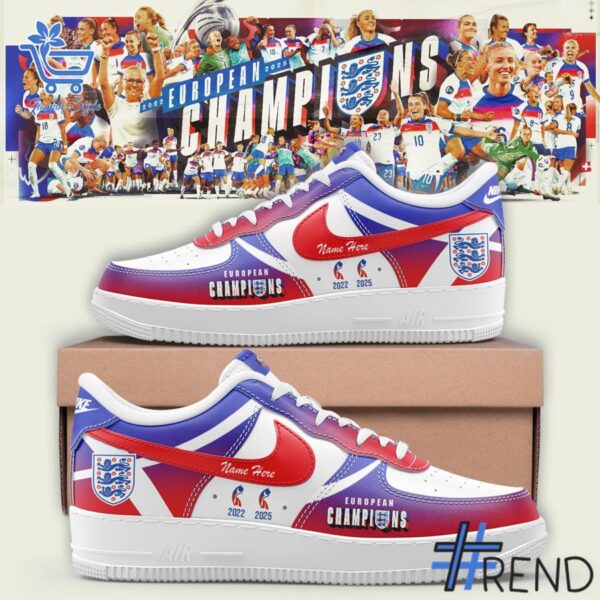 Level up your look with the bold style of ENGLAND Soccer Women s EURO 2025 Air Force Shoes 1 jpg.