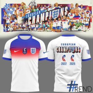 From casual to standout — ENGLAND Soccer Women s EURO 2025 TShirt 1 jpg says it all.