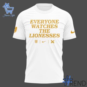 From casual to standout — Everyone Watches The Lionesses England Champions UEFA Women s EURO 2025 Shirt 2 jpg says it all.