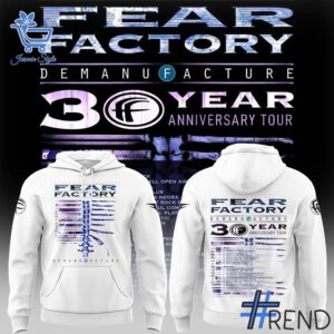 High-quality 2 Fear Factory Announce Fall 2025 Demanufacture 30th Shirt featuring a stylish design for a standout look.