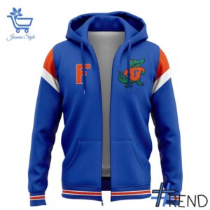 Bold and versatile 2 Florida Gators Fooball Old Logo Zip Hoodie for any occasion.