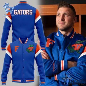 1 Florida Gators Old Logo Baseball Jacket featuring a bold design for everyday confidence.