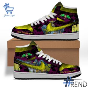 High-quality GWAR 40th Shocking Years Air Jordan High Top Shoes featuring a stylish design for a standout look.