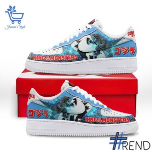 Level up your look with the bold style of 2 Godzila King of The Monster Air Force Shoes.