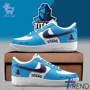 From casual to standout — 1 Gold Coast Titans 2025 Nike Air Force 1 says it all.