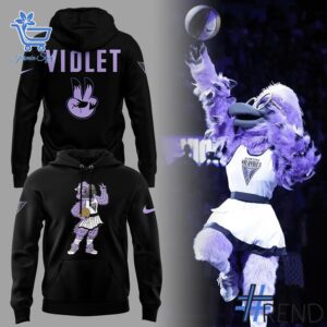 1 Golden State Valkyries Violet Mascot Hoodie featuring a bold design for everyday confidence.