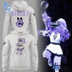 2 Golden State Valkyries Violet Mascot Hoodie featuring a bold design for everyday confidence.