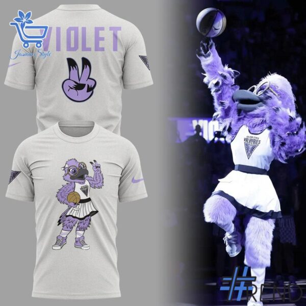 1 Golden State Valkyries Violet Mascot Shirt designed with a clean aesthetic for everyday wear