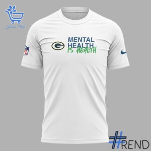 Bold and versatile 2 Green Bay Packers Mental Health is Health T Shirt for any occasion.