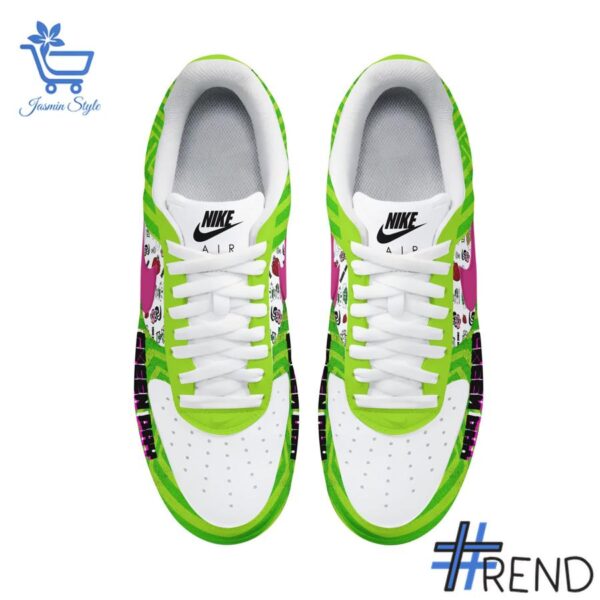 Level up your look with the bold style of 3 Green Day Band Air Force Shoes.
