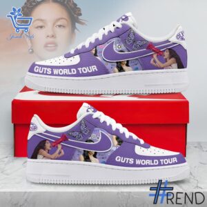 From casual to standout — 1 Guts World Tour Olivia Rodrigo Nike Air Force 1 says it all.