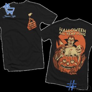 The 1 Halloween All Year Long Shirt brings street-ready confidence to everyday outfits.
