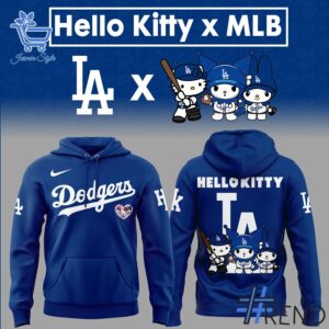 Stylish 1 Hello Kitty Night Los Angeles Dodgers Hoodie designed for everyday wear and lasting comfort.