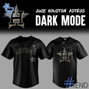 The 1 Houston Astros Dark Mode 2025 Jersey brings a timeless classic into today’s style