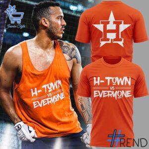 1 Houston Astros H Town vs Everyone TShirt designed with a clean aesthetic for everyday wear