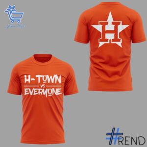 2 Houston Astros H Town vs Everyone TShirt designed with a clean aesthetic for everyday wear