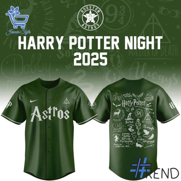 High-quality 2 Houston Astros Harry Potter Night Jersey featuring a stylish design for a standout look.