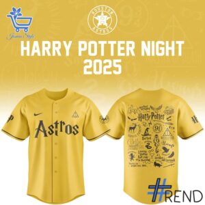 High-quality 4 Houston Astros Harry Potter Night Jersey featuring a stylish design for a standout look.