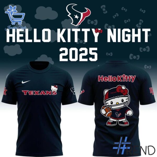 The 1 Houston Texans Hello Kitty 2025 Shirt delivers iconic streetwear energy.