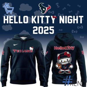The 2 Houston Texans Hello Kitty 2025 Shirt delivers iconic streetwear energy.
