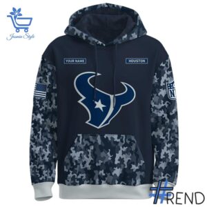 2 Houston Texans US Navy 250th Birthday Hoodie featuring a bold design for everyday confidence.