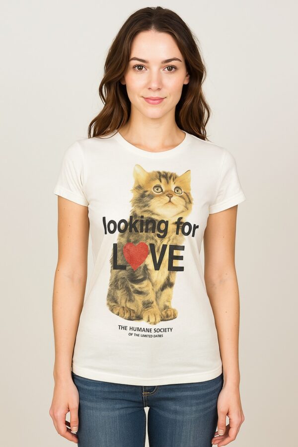 Humane Society Looking For Love Cat Shirt featuring a bold design for everyday confidence.