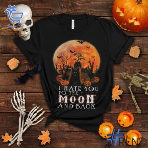 The 1 I Hate You To The Moon and Back Halloween Shirt brings street-ready confidence to everyday outfits.