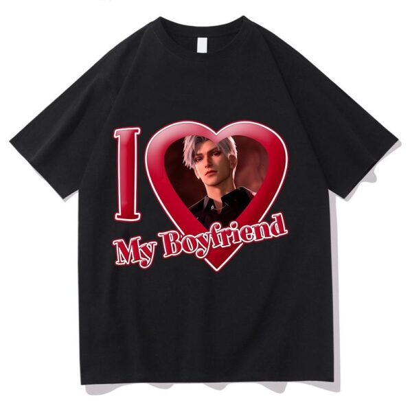 The I Love My Boyfriend T Shirt brings a timeless classic into today’s style