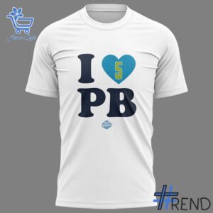 Premium 2 Indiana Fever I Love PB Shirt built for comfort and a modern lifestyle