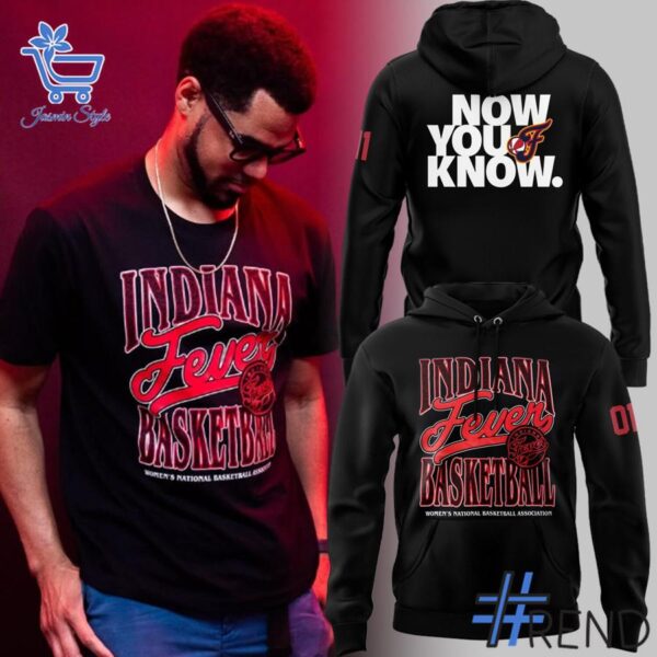 3 Indiana Fever Now You Know Shirt designed with a clean aesthetic for everyday wear