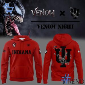 Premium 1 Indiana Hoosiers Venom Night Hoodie built for comfort and a modern lifestyle
