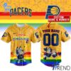 Stylish 1 Indiana Pacers Basketball Bluey Baseball Jersey designed for everyday wear and lasting comfort.