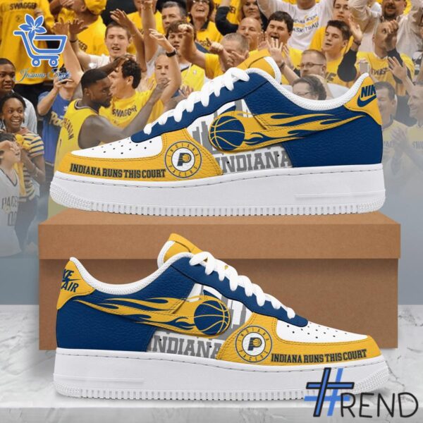 High-quality 1 Indiana Pacers Run This Court Air Force Shoes featuring a stylish design for a standout look.