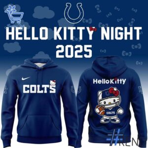 The 4 Indianapolis Colts x Hello Kitty Shirt delivers iconic streetwear energy.