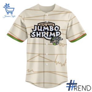 Premium quality 2 Jacksonville Jumbo Shrimp 2025 Mummy Jersey with a modern, versatile look