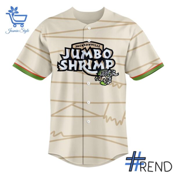 Premium quality 2 Jacksonville Jumbo Shrimp 2025 Mummy Jersey with a modern, versatile look