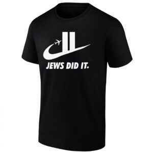 The Jews did it Twin towners T Shirt delivers iconic streetwear energy.