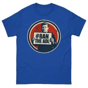 John F Kennedy ban the ADL shirt designed with a clean aesthetic for everyday wear