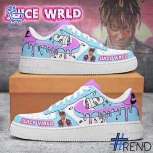 Premium 1 Juice Wrld blue Air Force Shoes built for comfort and a modern lifestyle