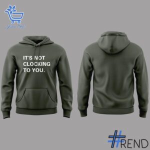Take every step in comfort with 2 Justin Bieber It's Not Clocking To You Hoodie