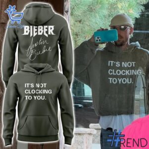 Premium Justin Bieber Sign It's Not Clocking To You Shirt designed for a modern, versatile style.