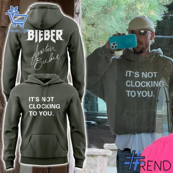 Premium Justin Bieber Sign It's Not Clocking To You Shirt designed for a modern, versatile style.