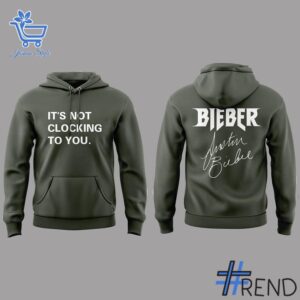 Premium Justin Bieber Sign It's Not Clocking To You Shirt designed for a modern, versatile style.