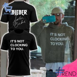 Premium Justin Bieber Sign It's Not Clocking To You Shirt designed for a modern, versatile style.