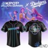 Layered outfit featuring 1 KPop Demon Hunters Movie Los Angeles Dodgers Jersey as the key piece