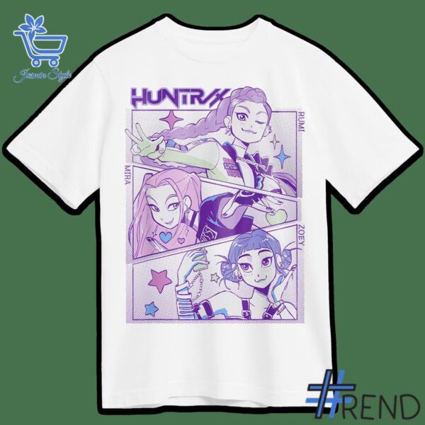 Layered outfit featuring 1 KPop Demon Hunters Team T Shirt as the key piece