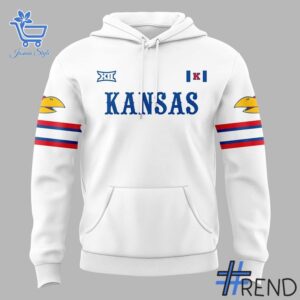 2 Kansas Jayhawks Football 2025 Whitehawk Hoodie designed with a clean aesthetic for everyday wear