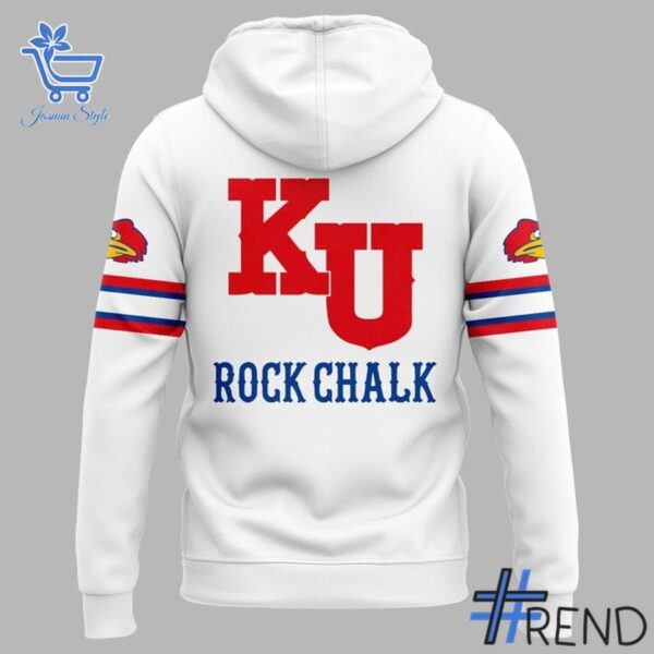 3 Kansas Jayhawks Football 2025 Whitehawk Hoodie designed with a clean aesthetic for everyday wear