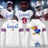 1 Kansas Jayhawks Uniform Old Logo Premier Strategy Hoodie designed with a clean aesthetic for everyday wear
