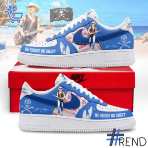 Premium quality 1 Kenny Chesney No Shoes No Shirt Nike Air Force 1 with a modern, versatile look